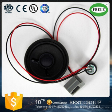 Hot Sell Electret Kondensatormikrofon mit Lautsprecher und Anschluss
